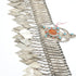 Ersari Head dress silver and white metal 47 x 9 cm - The Nomads Tent